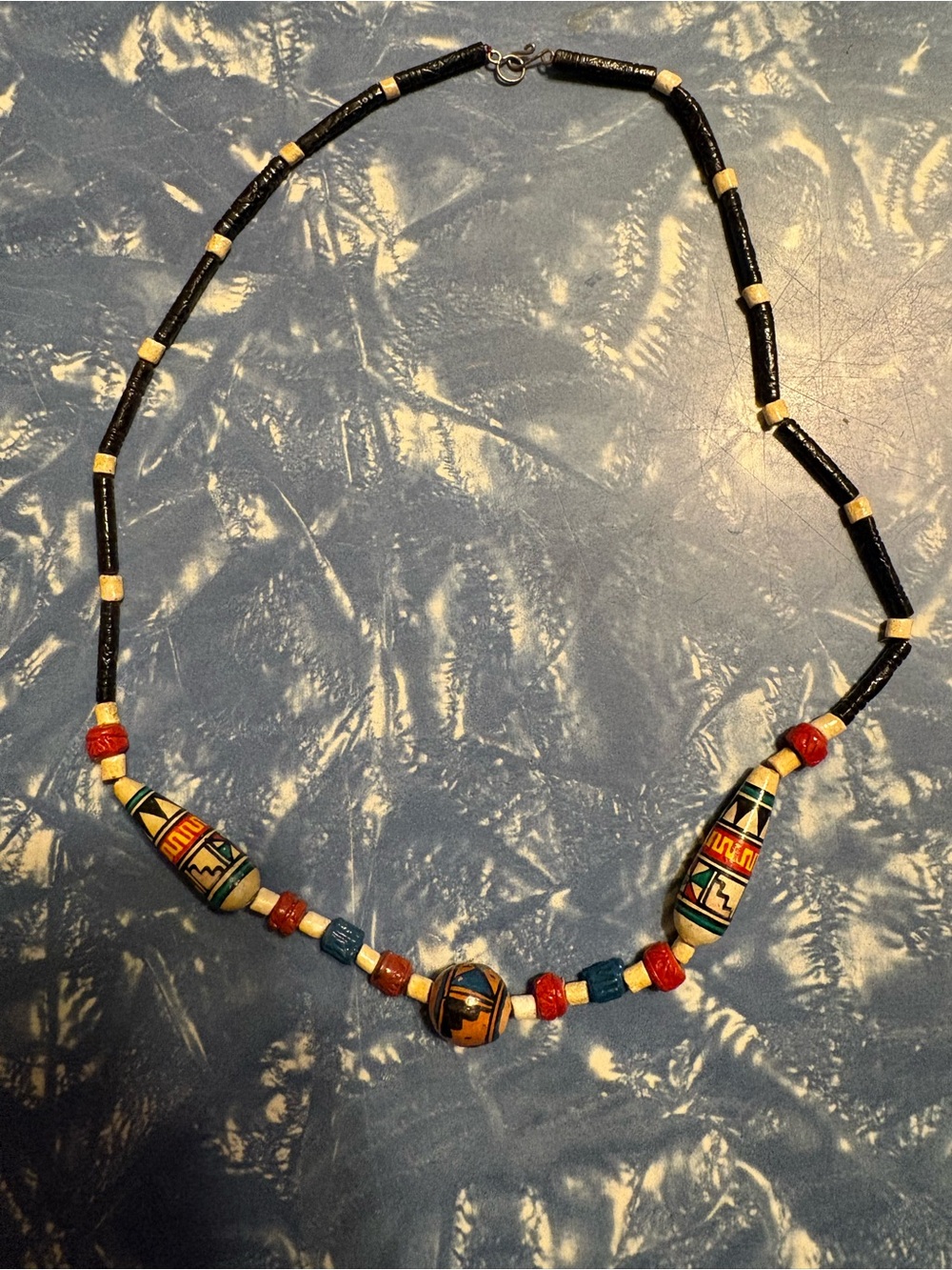 Vintage Handmade Peruvian Beaded Necklace